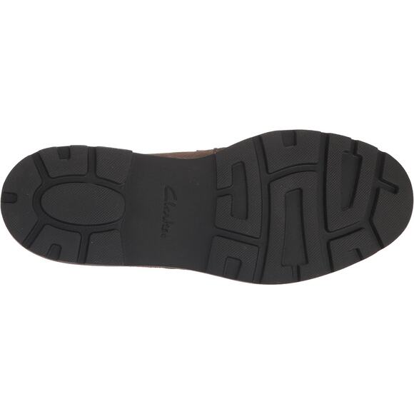 Clarks Women's Calla Ease Loafer Flat - Dark Olive Suede, Size 7W Shoes - Picture 4 of 8